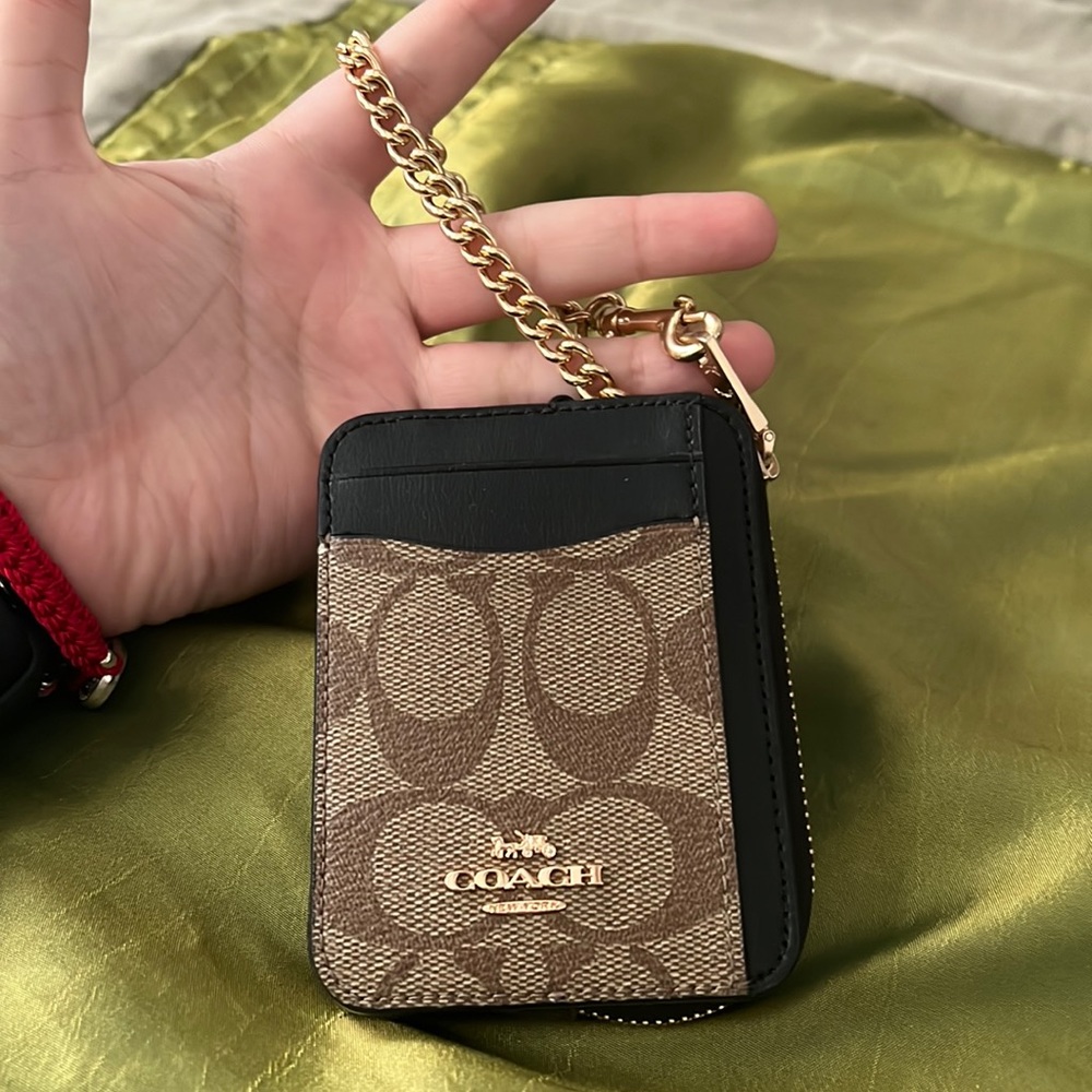 Coach mini ID wallet